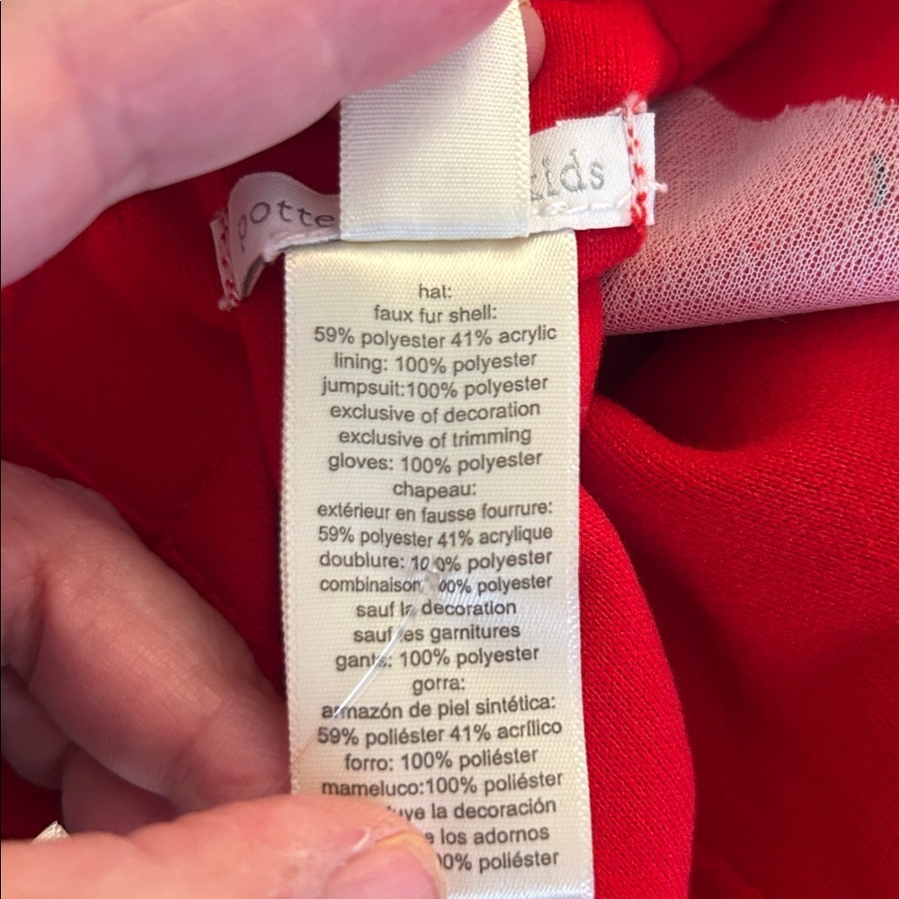 Pottery Barn Kids Dr. Seuss Thing 2 Costume Size 2T-3T Unisex New with tags! - Picture 9 of 11